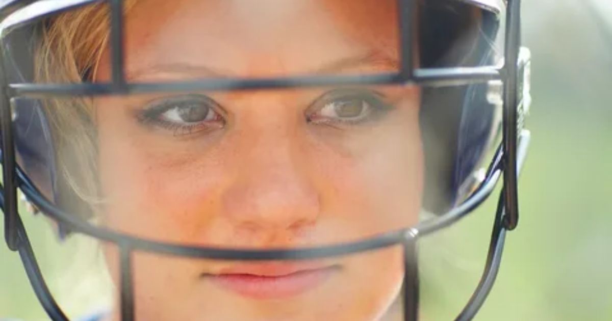 Why do softball players wear masks?