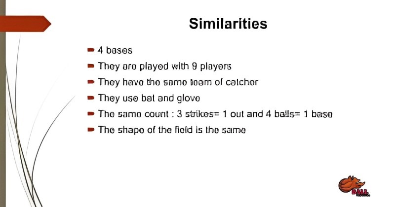 Similarities Between Softball And Baseball